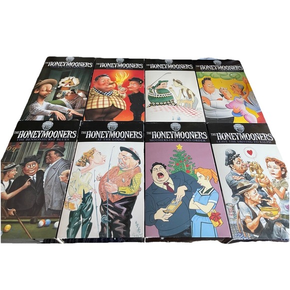 The Honeymooners ~ The Classic 39: Collection VHS, 1996, 8-Tape Set CBS - Picture 13 of 16